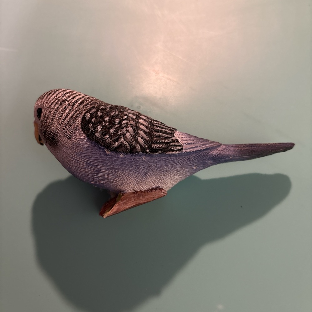 Decorative Bird Figurine - Black and Purple - Picture 3 of 3